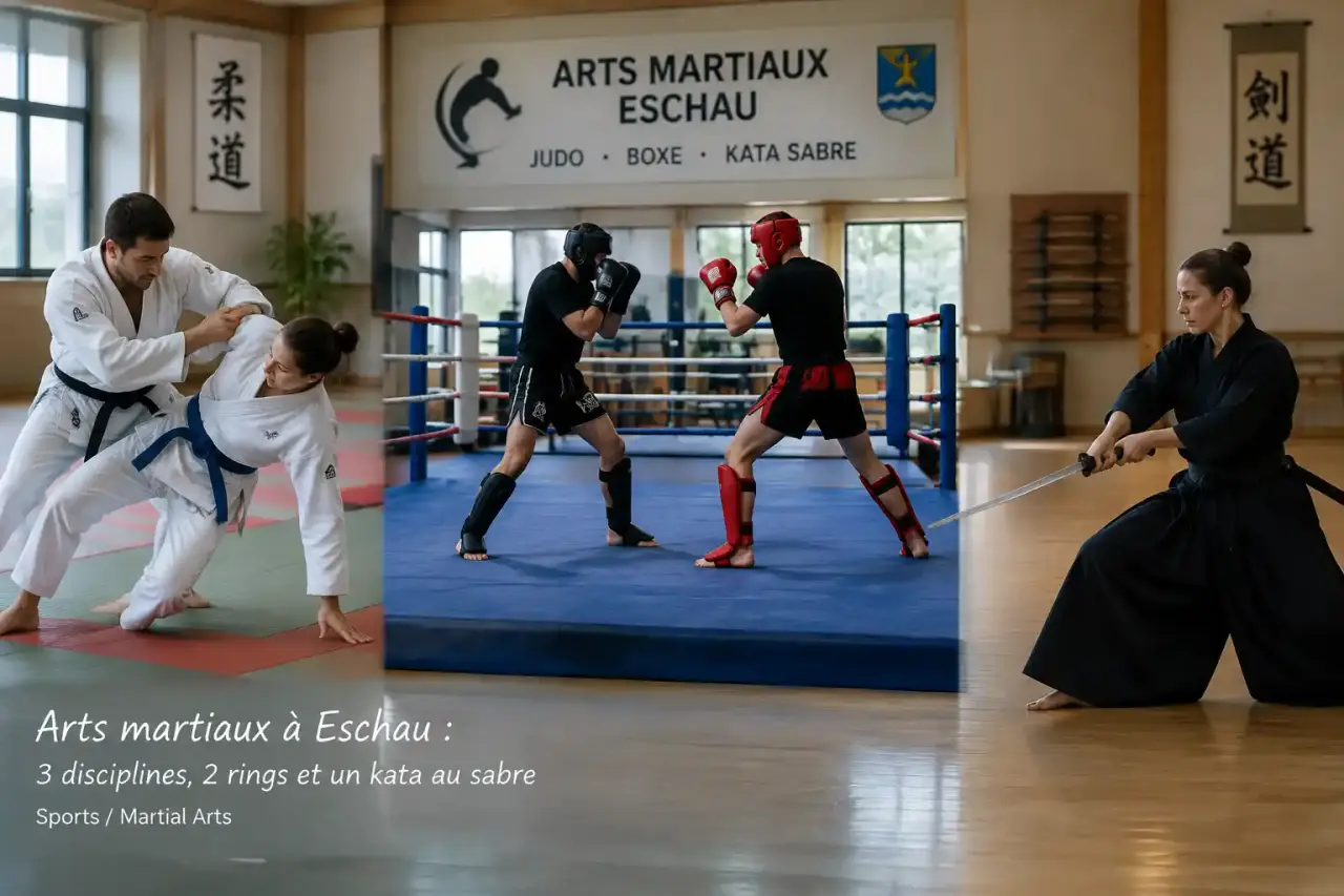 Arts martiaux à Eschau : 3 disciplines, 2 rings et un kata au sabre