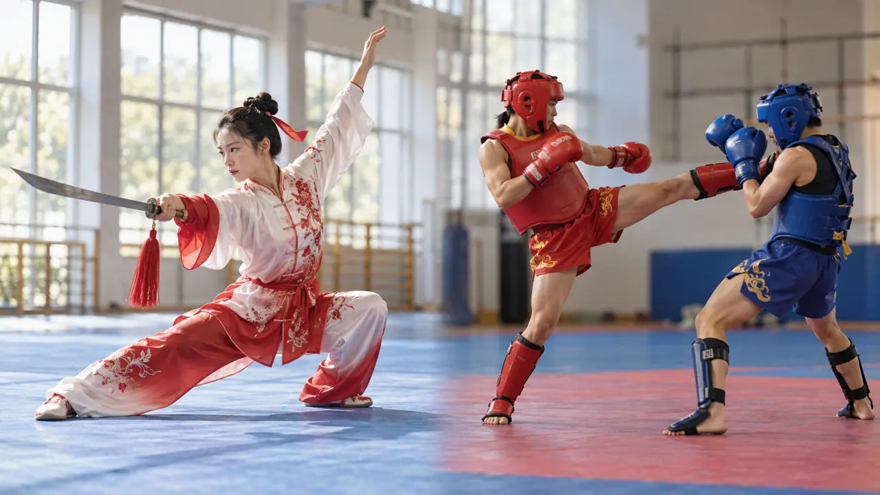 Wushu sport : taolu et sanda, deux pratiques à distinguer